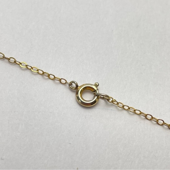 VINTAGE Heart Faux Ruby July Birthstone Necklace - Picture 6 of 11